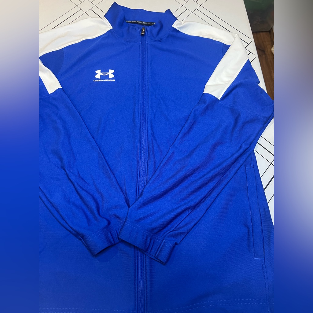 Under Armour Track Jacket Full Zip, Zipper Pockets Men’s Size L